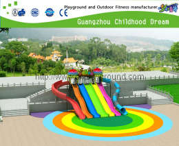 Hochwertige Outdoor FRP Slide Spielplatz für Kinder spielen (H14-03255)