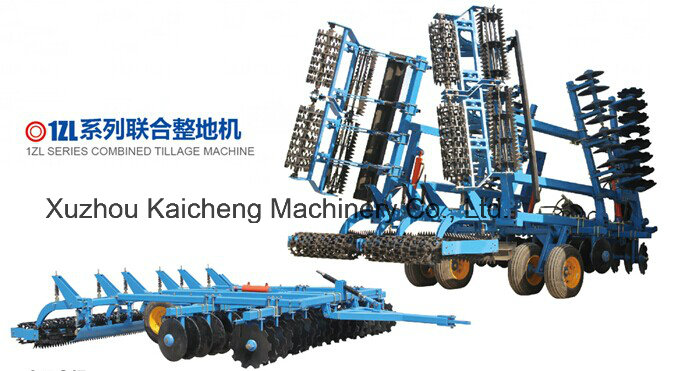 One Pass Application of Combined Land Preparation Machine Disc Harrow for Tractor