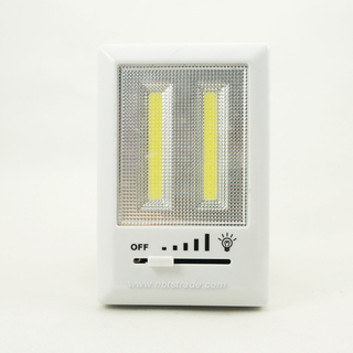 COB LED Cordless Wall Light Adjustable LED Switch Light