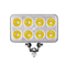 universal 4'' 24w rectangle trucks waterproof led work lamp