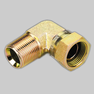 2TB9 90 ° BSPT MALE / BSP FEMALE 60 ° CONE adapters at tube fittings