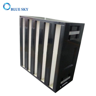 Filtros de aire HEPA H14 de 610X610X292 mm para HVAC de caja rígida