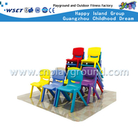 M11-07608儿童塑料Soild椅子幼稚园家具