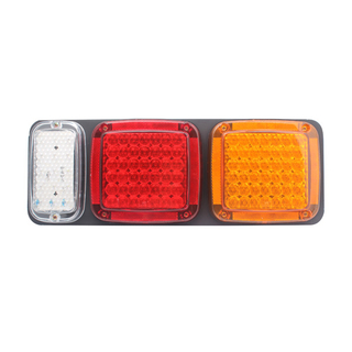 99 LEDs with Iron Plate, Three Lens Combination Tail Light