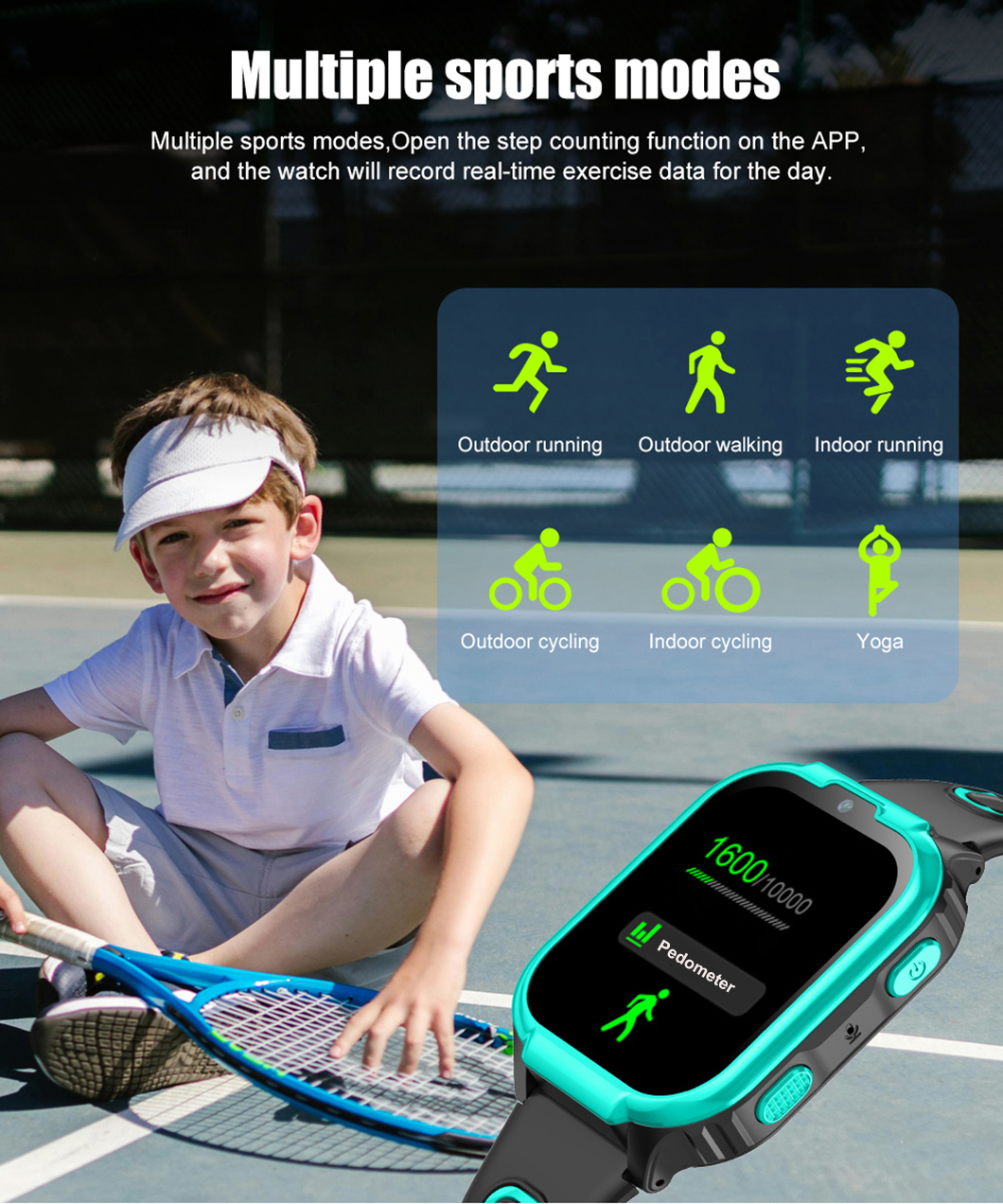 AI Health Monitor 4G Kids GPS Watch P41 AI Health Monitor 4G Reloj GPS para niños P41