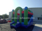 RB3016（4x4m） Inflatables Blue and Greenn Color Bouncer With Slide For Theme Park