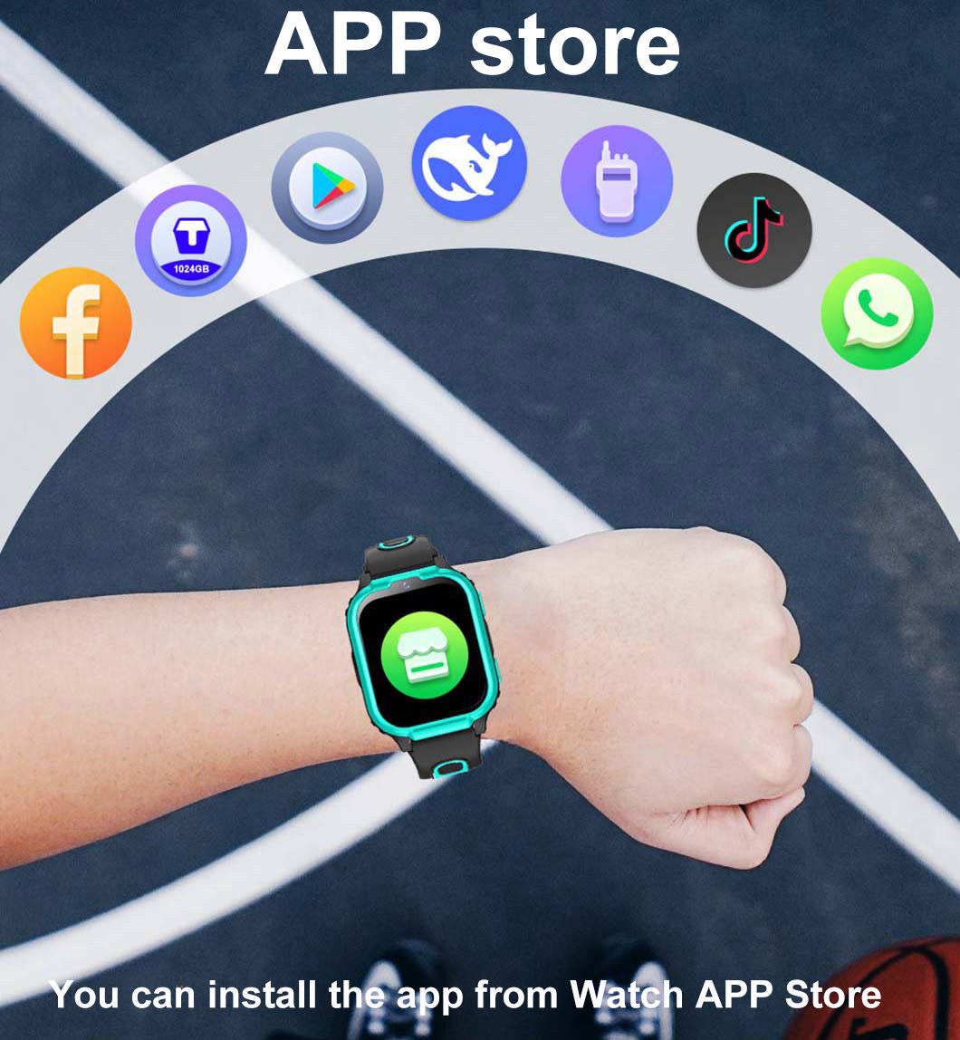 AI Health Monitor 4G Kids GPS Watch P41 AI Health Monitor 4G Reloj GPS para niños P41
