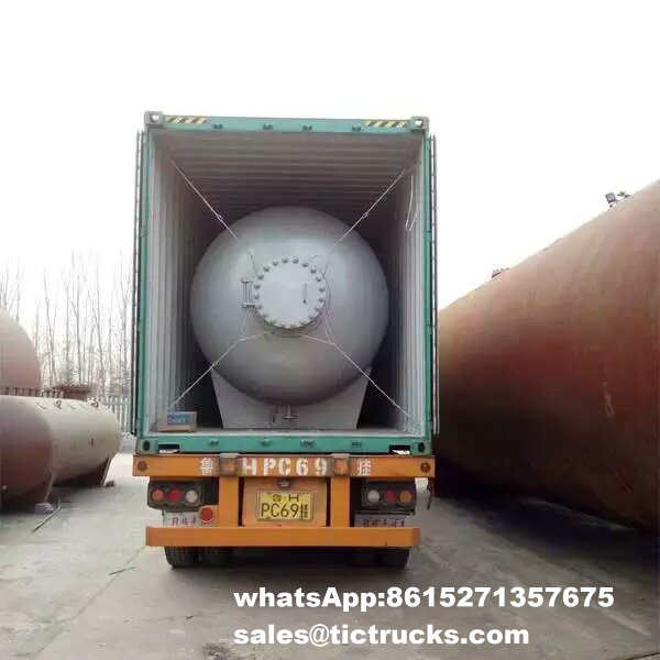 20m3 Lpg Storage Tank Loaing Into Container For Export Fob