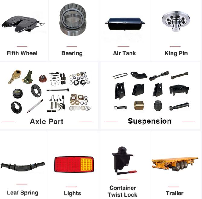 Wholesale Trailer Truck Axles Parts Repair Kit , Break Lining Repair