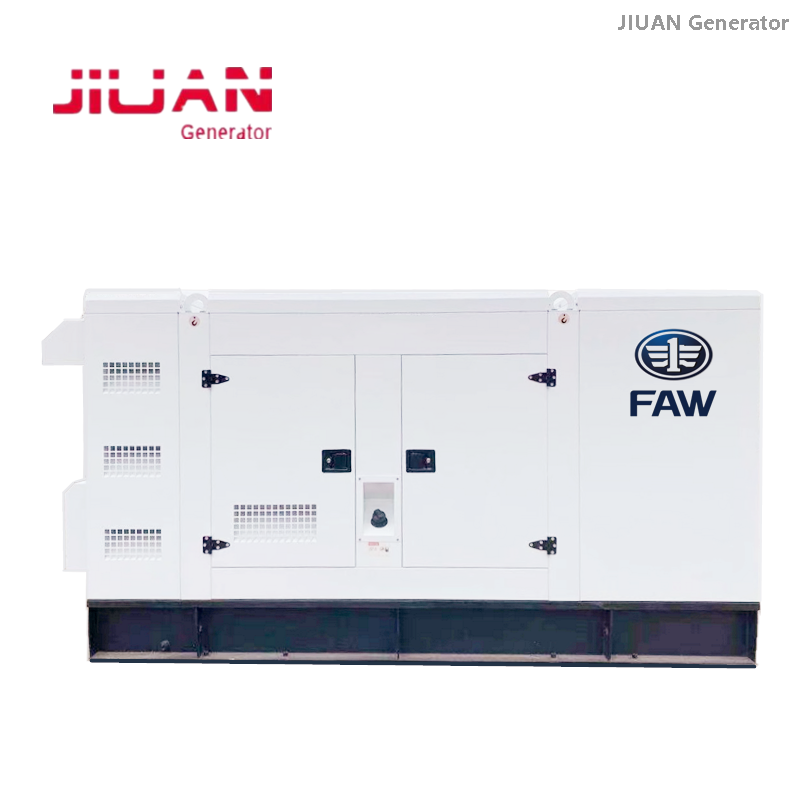 Water Cooled Single /3 Phase 50KVA FAW Engine Silent Type Diesel Generator 50Hz 4DX22-50D