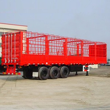 3 axles 50T stake transportation Truck semi trailer