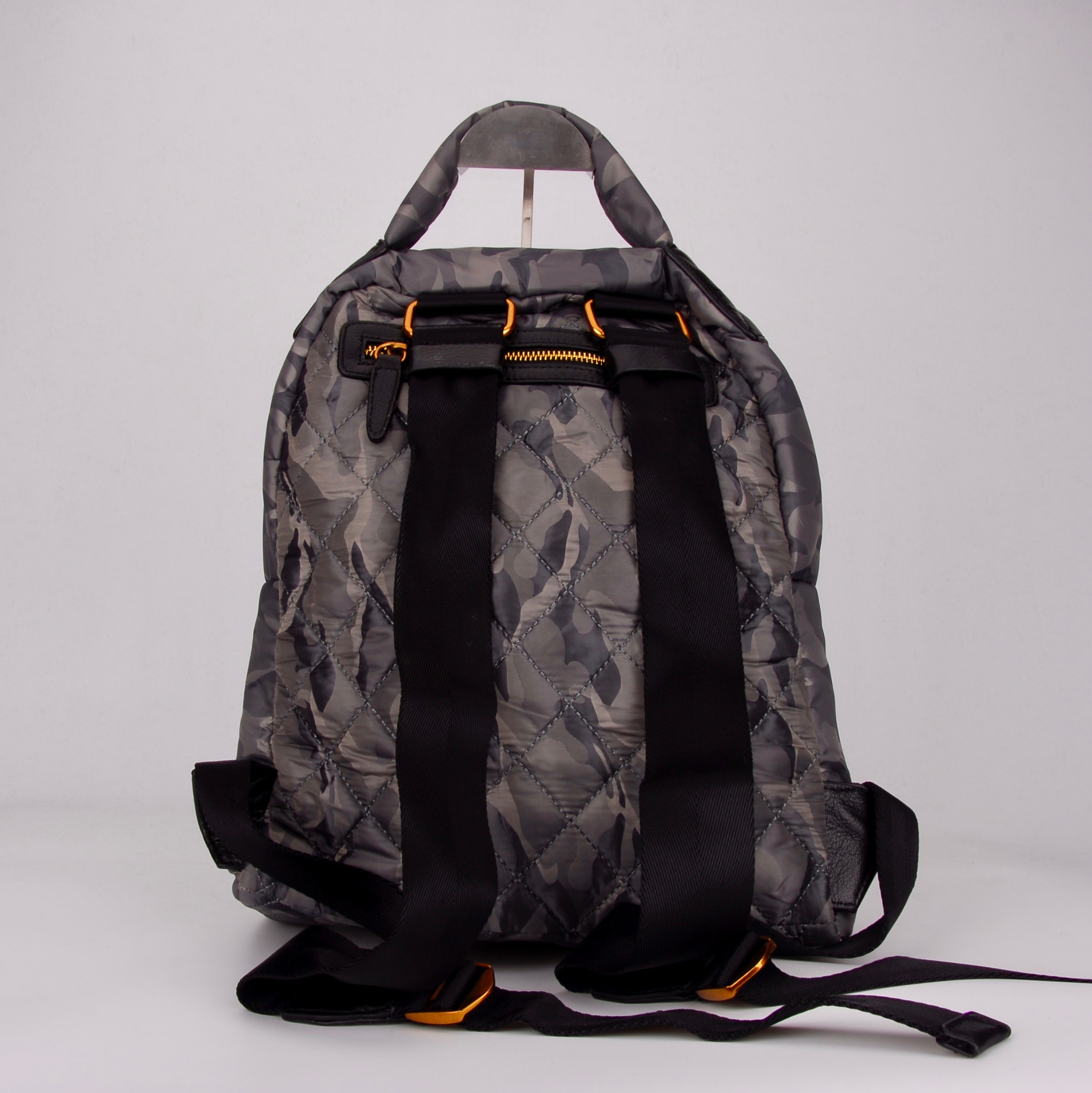 Women nylon camouflage backpack