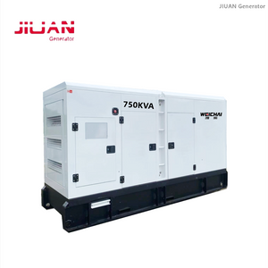 600KW/750KVA generator Silent electric diesel generator Price power by WEICHAI engine 6M33D725E310