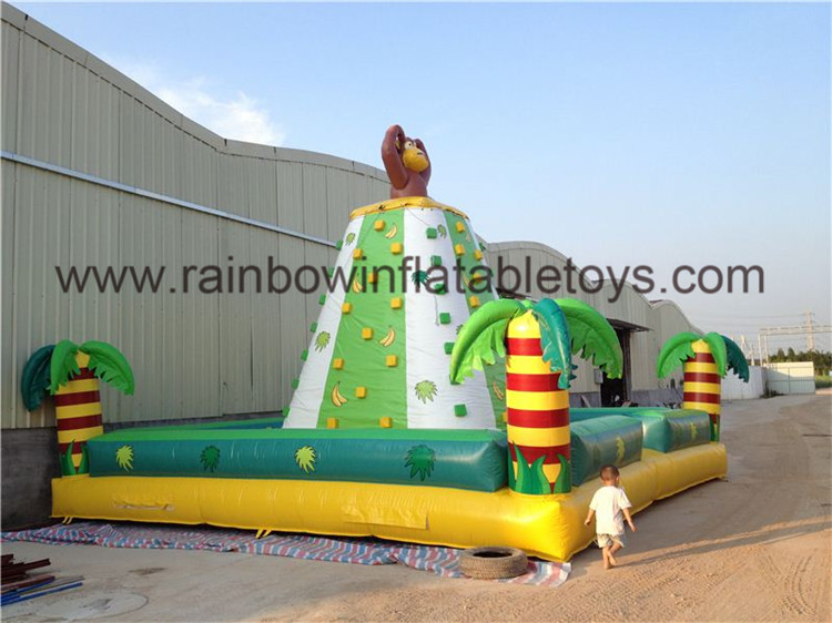 RB13017(7x7x5m) Inflatable Durable Safe Large PVC Kids Outdoor Climbing Wall For Sports Games