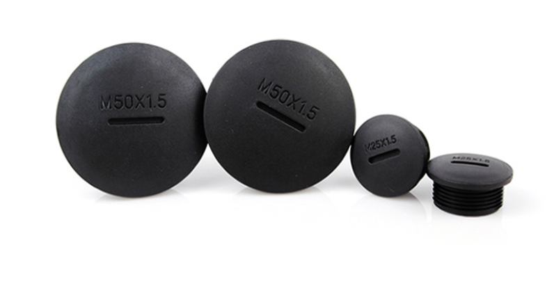 Round Plastic Plug Male Thread (YZF-FU009)