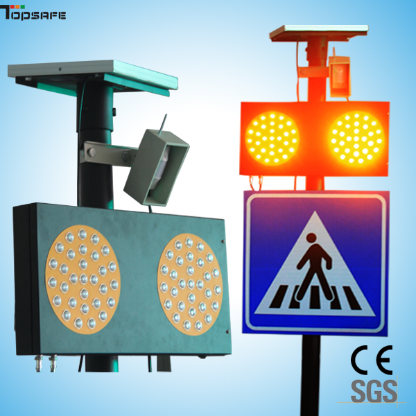 Solar LED Moving(infrared) sensor pedestrian sign