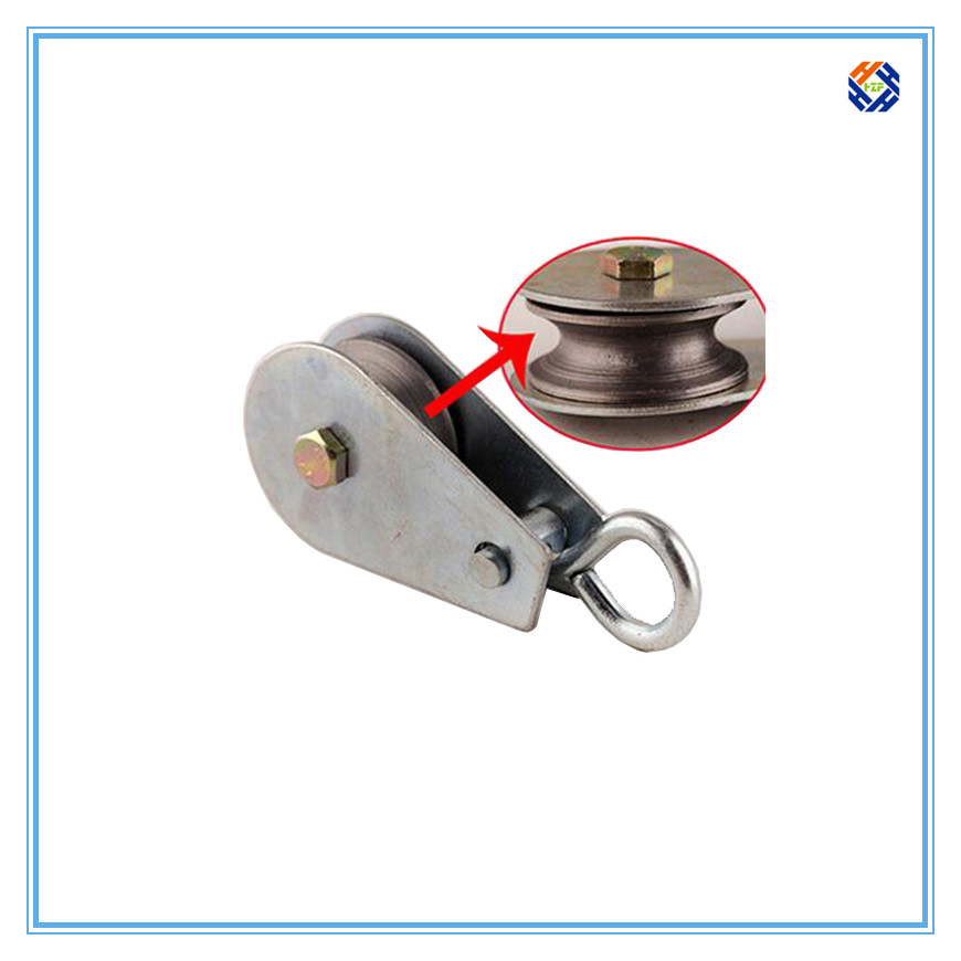 small metal pulleys