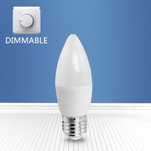 dimmable A3-C37 6W E27 LED candle bulb