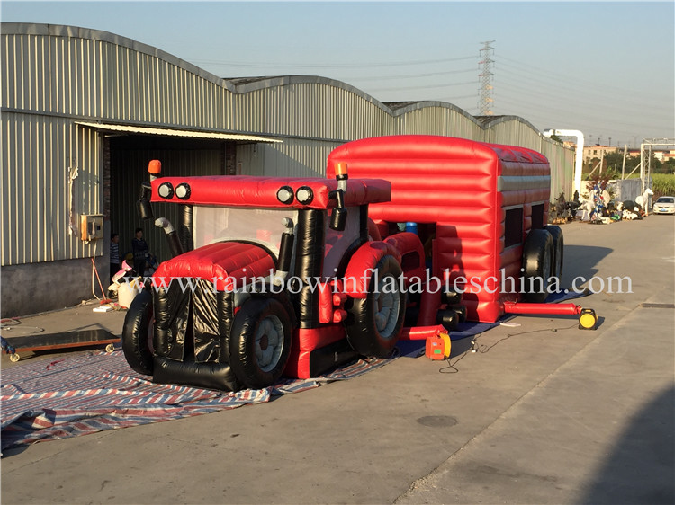 RB05006-2（15x4m） Inflatable Commercial Tractor For Outside Activity