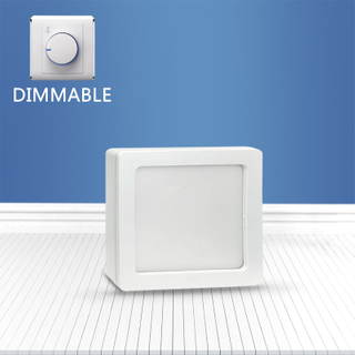 Dimmable Square surface mounted panel light 6W