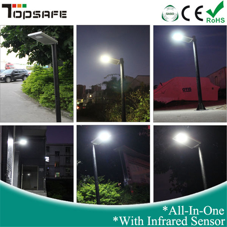 All in one solar led street with motion sensor