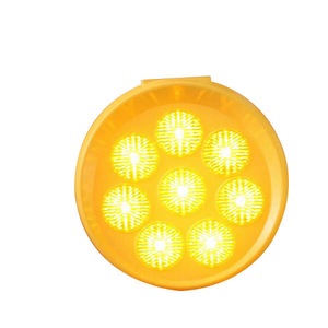 Solar sunflower warning light