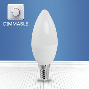 dimmable A3-C37 6W E14 LED candle bulb