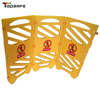 Yellow Portable Plastic Road Safety Expanding Barrier