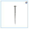 Ground screw pole anchor for solar ground mounting system 