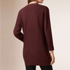 P18B192BE women's spring autumn long cashmere thin knitted cardigan sweater
