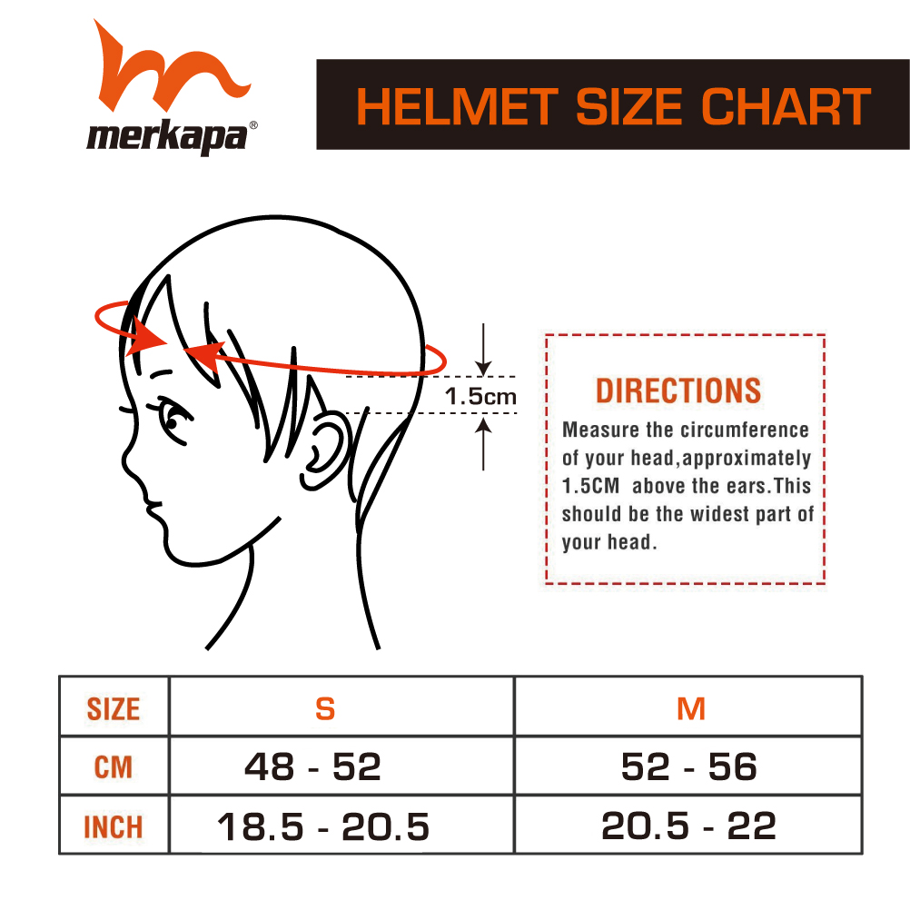 Bike Helmet Size Chart