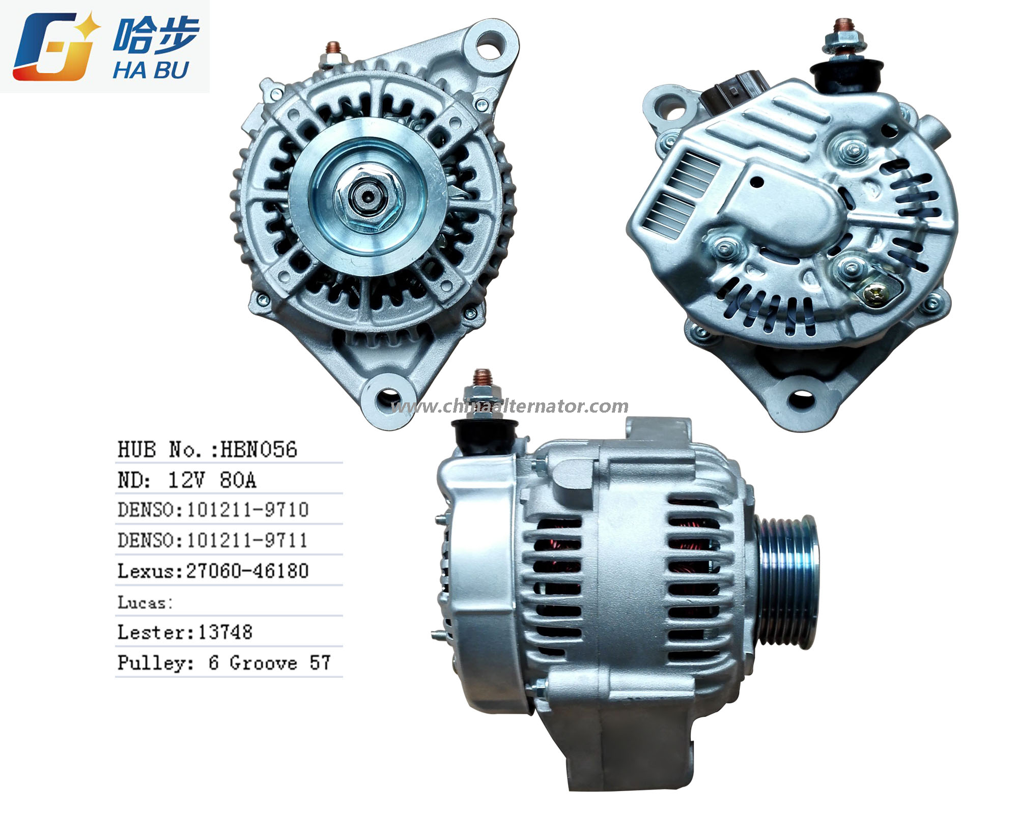Alternator for Lexus Sc300, 101211-9710,13748
