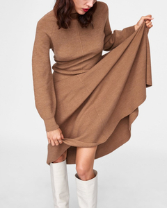 2019SS 2 piece sweater set wool cashmere knit dress long skirt