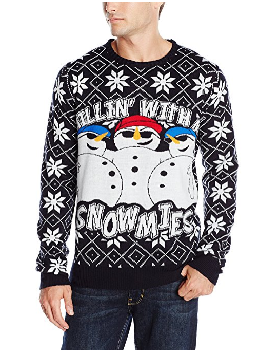 PK1825HX Hot Selling Ugly Christmas Sweater for Men Snow