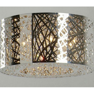  etching stainless steel lampshade-XK303