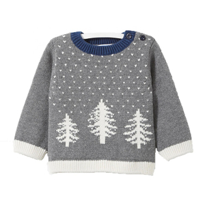Kids winter knitted christmas pullover sweater