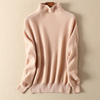 2019 ladies 100%cashmere sweater knitted half collar jumpers sweater
