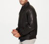 P18E028BW Latest fashion hot sale custom leather jacket for man all seasons