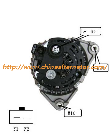 12V 136A Alternator for Bosch Dodge Lester 11239 0124525129