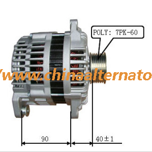 12V 130A Alternator for Nissan Lester 11165 Lr1130-703