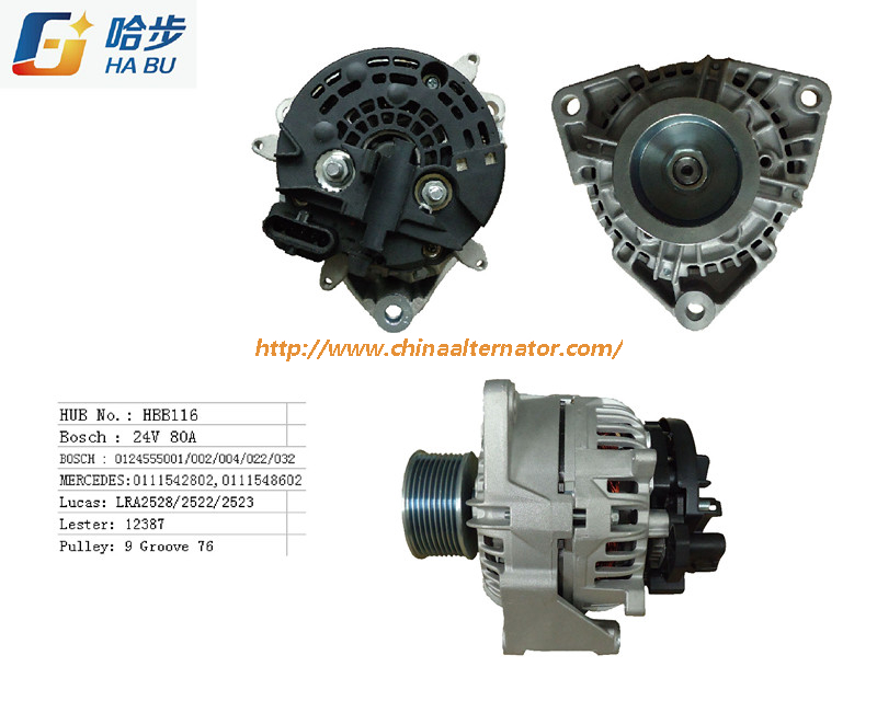 Auto / AC Alternator for Mercedes-Benz (2000-2003) 0-124-555-001