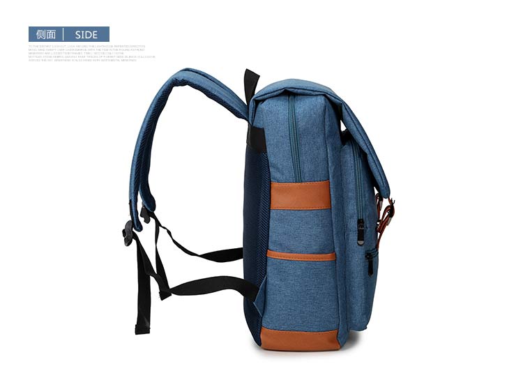 cotton canvas travel backpack mens