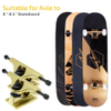 Merkapa Skateboard Trucks Assembly Kit - 5" Hanger 7.6'' Axle with Tool (Set of 2)