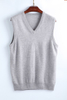 16STC8032 Knitted Men 100% Cashmere Sweater Vest