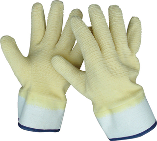 LATEX COATED GLOVES SAFETY CUFF