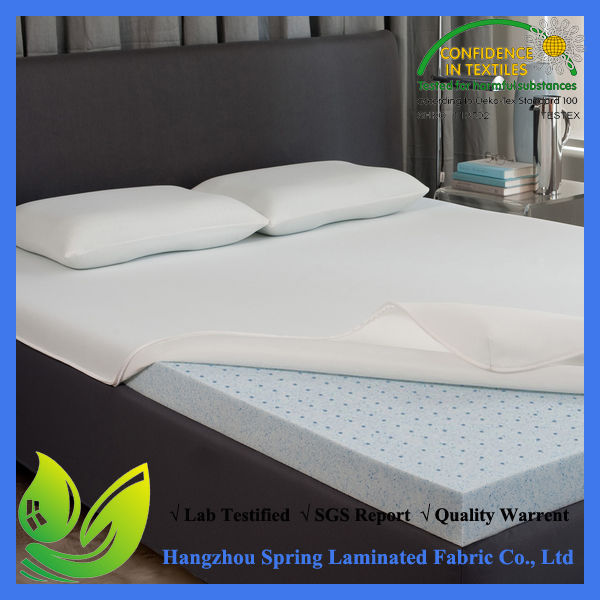 空白特里设备耐洗的低变应原的反Dustmite防水床垫盖子适合床垫