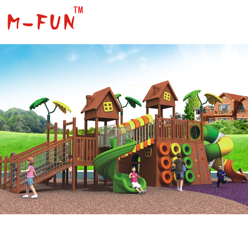 Commercial wooden playground equipment
