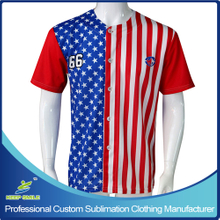 Custom Made Sublimation Baseball Jersey with Full Buttons