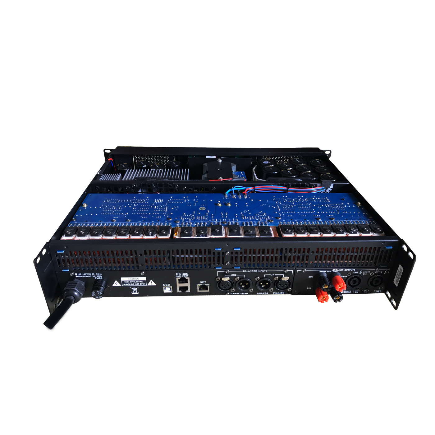 DSP-14K 2-канальный цифровой профессиональный усилитель с Ethernet