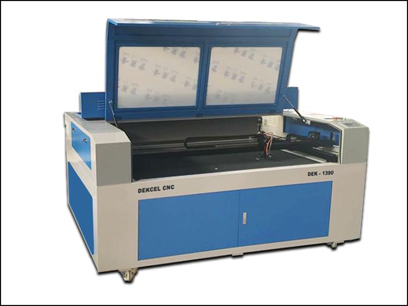 Cheap wood co2 laser cutter for sale from China Manufacturer Dekcel Cnc